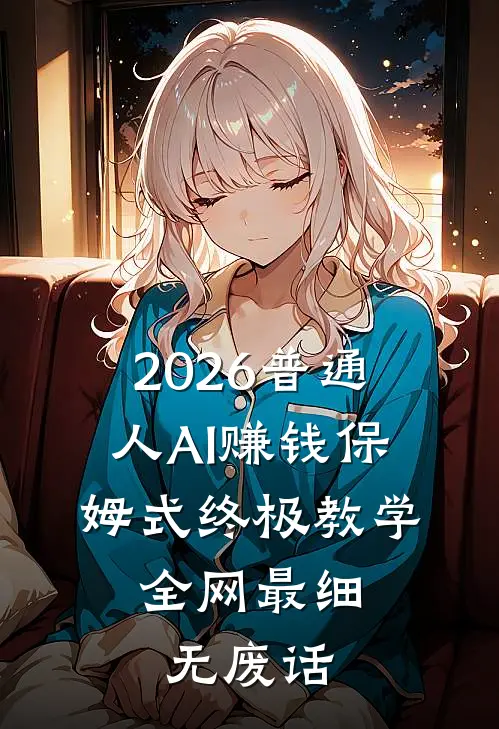 2026普通人AI赚钱保姆式终极教学，全网最细无废话