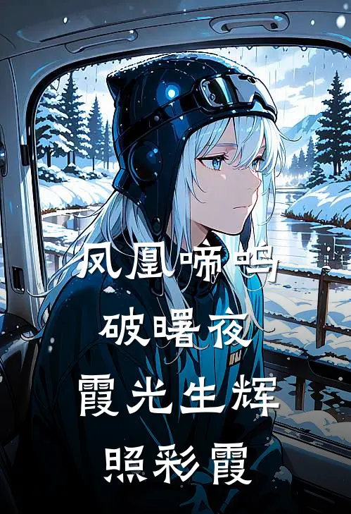 凤凰啼鸣破曙夜,霞光生辉照彩霞