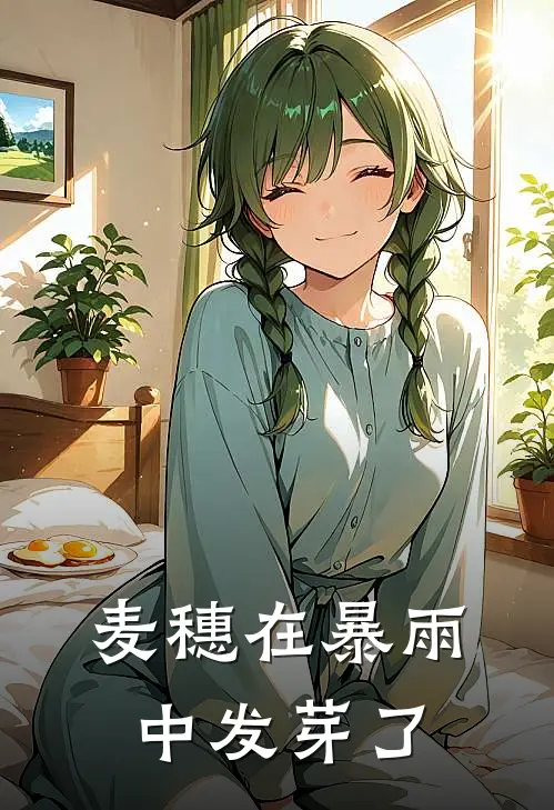 麦穗在暴雨中发芽了